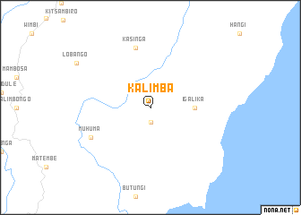 map of Kalimba