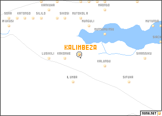 map of Kalimbeza