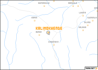 map of Kalimokwende