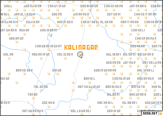 map of Kālinagar