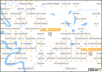 map of Kālinagar