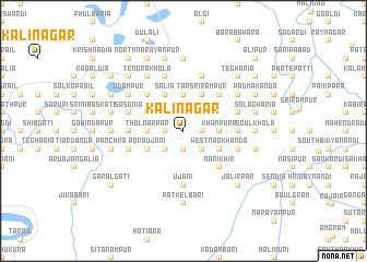 map of Kālinagar