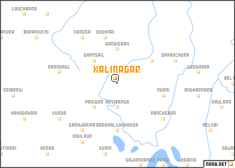 map of Kālinagar