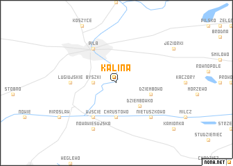 map of Kalina