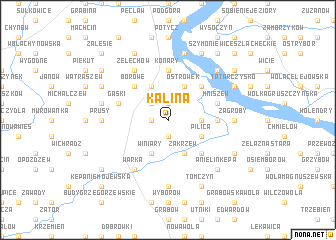 map of Kalina