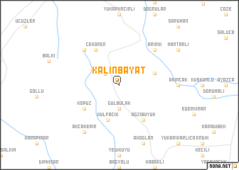 map of Kalınbayat