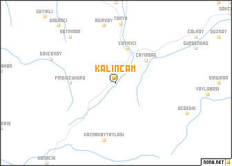 map of Kalınçam