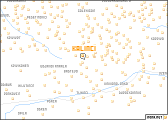 map of Kalinci