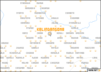 map of Kalindangoma