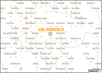 map of Kalindawalo