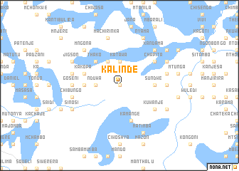 map of Kalinde