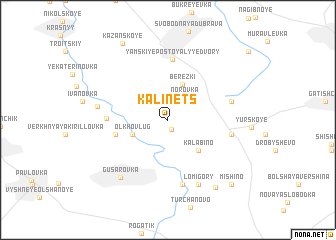 map of Kalinets
