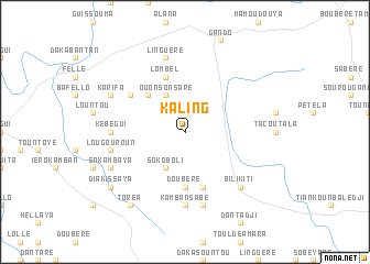 map of Kaling