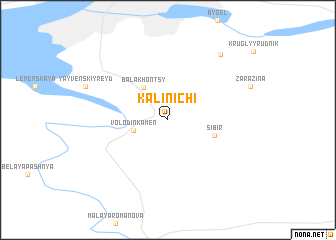 map of Kalinichi