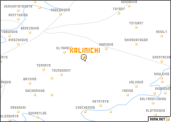 map of Kalinichi