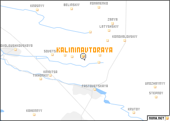 map of (( Kalinina Vtoraya ))