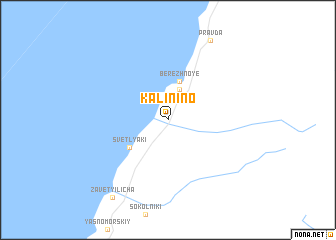 map of Kalinino