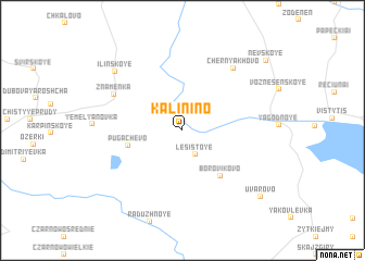 map of Kalinino
