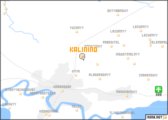 map of Kalinino