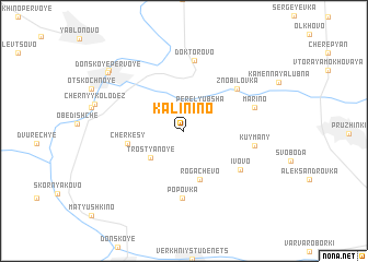 map of Kalinino