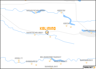 map of Kalinino