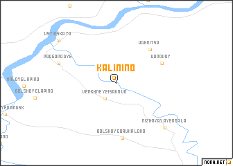 map of Kalinino
