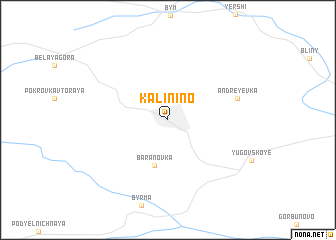 map of Kalinino