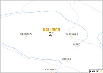 map of Kalinino