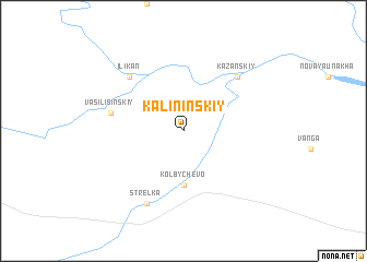 map of Kalininskiy