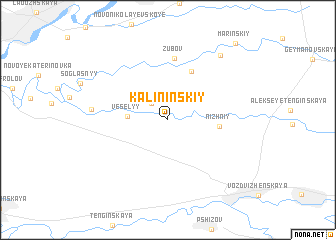 map of Kalininskiy