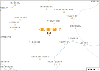 map of Kalininskiy