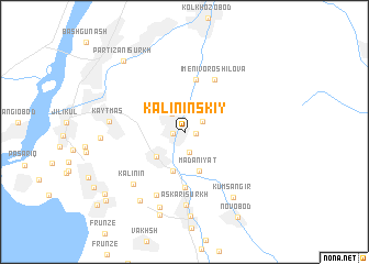 map of Kalininskiy