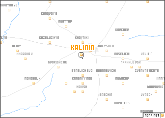map of Kalinin