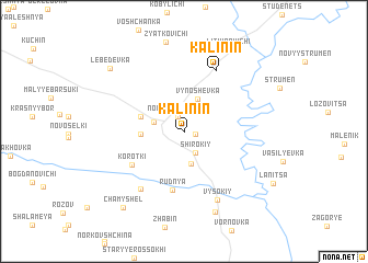 map of Kalinin