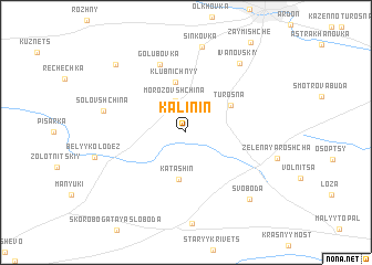 map of Kalinin