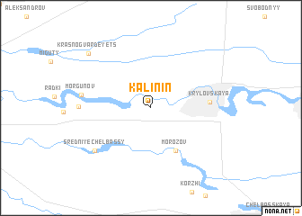 map of Kalinin