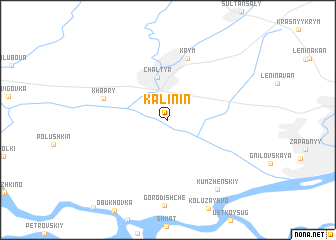 map of Kalinin