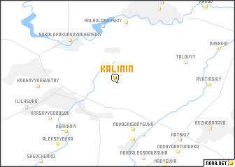 map of Kalinin