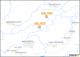 map of Kalinin