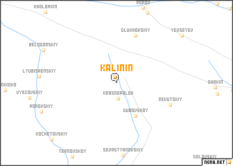 map of Kalinin