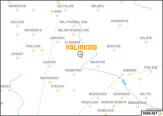 map of Kalinkino