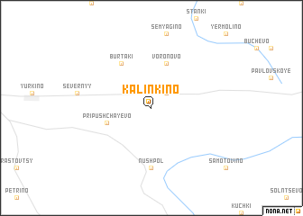 map of Kalinkino