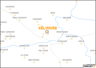 map of Kalinkino