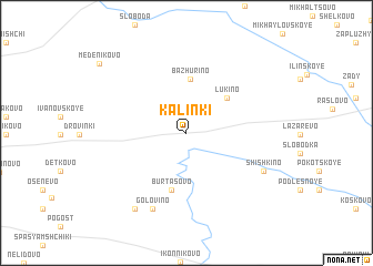 map of Kalinki