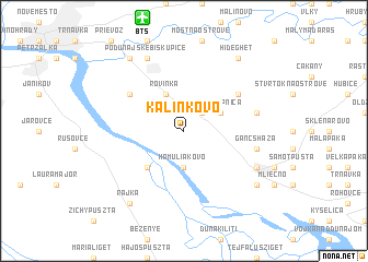 map of Kalinkovo