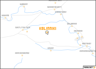 map of Kalinniki