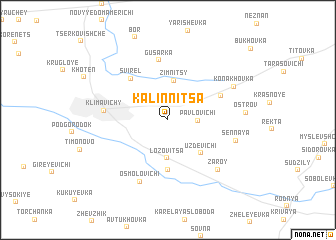 map of Kalinnitsa