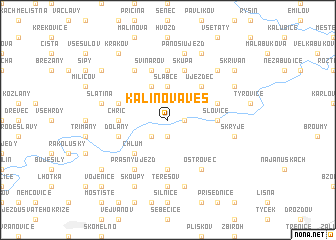 map of Kalinova Ves