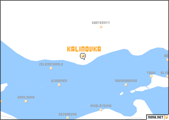 map of Kalinovka