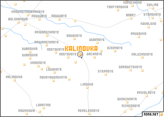 map of Kalinovka